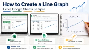 how to creat a line graph